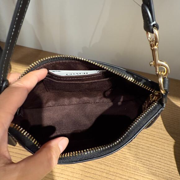 Coach Nolita 19 With Cherry Print CCZ21 Gold/Black Multi NWT - Picture 7 of 8